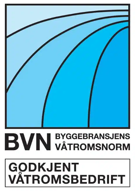Merke for Godkjent Våtromsbedrift, Byggebransjens Våtromsnorm